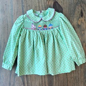 Vive La Fete Smocked Baby Dress